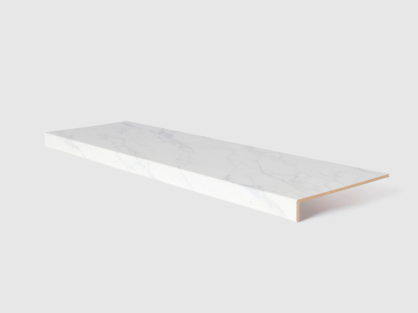 Traprenovatie traptrede - White Marble 00153
