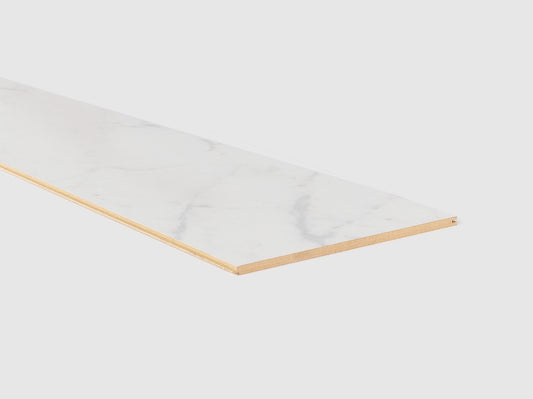 Traprenovatie overloopvloer - Laminaat - White Marble 00153 - 23x205cm