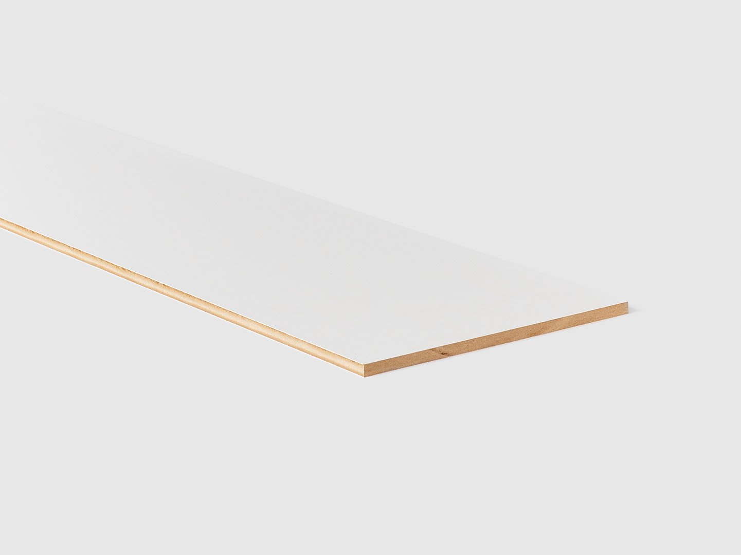 Traprenovatie stootbord - Laminaat - Wit overschilderbaar - 130 x 20 cm