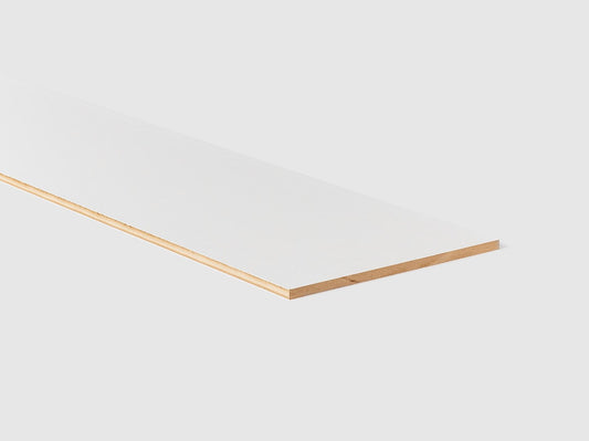 Traprenovatie stootbord - Laminaat - Wit overschilderbaar - 130 x 20 cm